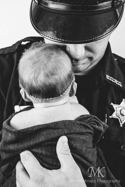 East TN Police Officer Baby Photographer